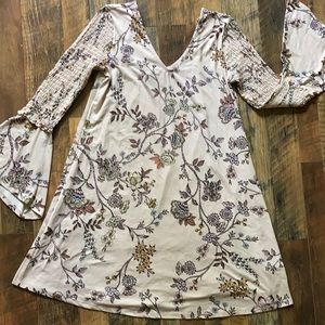 Maurices Floral Bell Sleeve shift dress